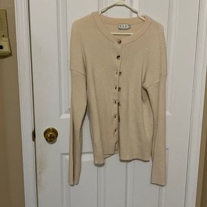 Cream cardigan